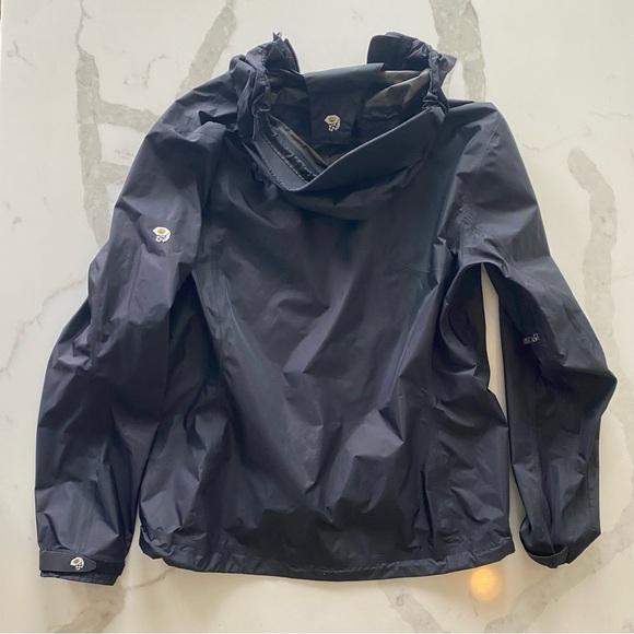 Mountain Hardwear Women's Paclite Goretex Rain Shell Jacket Sz M NWOT Hood - Picture 4 of 13